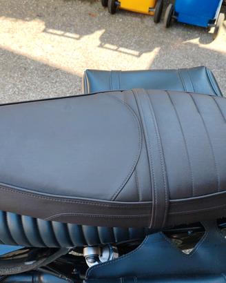 sella  triumph bonneville t120 marrone brown scuro