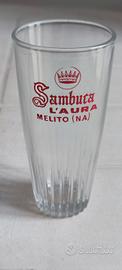 Bicchiere vintage Sambuca L'Aura Melito di Napoli 