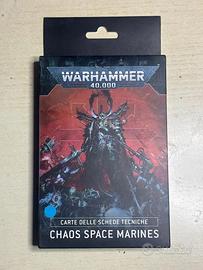 warhammer 40000 Datasheet Cards chaos space marine