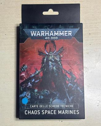 warhammer 40000 Datasheet Cards chaos space marine