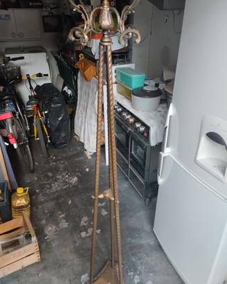 attaccapanni in ottone antico