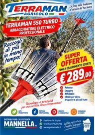 Abbacchiatore Professionale  Terraman 550batteria