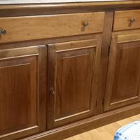 Credenza in legno noce massello