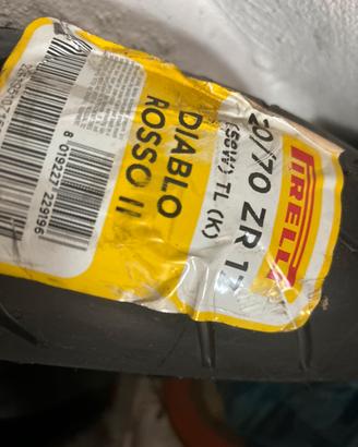 Gomma diablo rosso pirelli 20/70/17