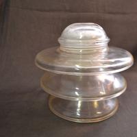 Isolatore di Corrente Elettrico Vintage in Vetro