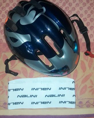 Fascia Nalini e casco bicicletta