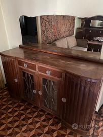 Mobile vintage in legno per salotto