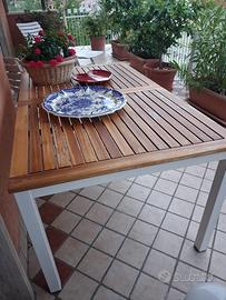 Tavolo da giardino/esterno  in legnoTEAK