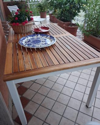 Tavolo da giardino/esterno  in legnoTEAK