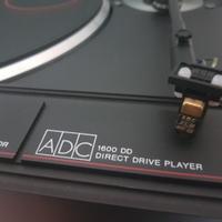 Testina ADC Xlm ll e giradischi ADC 1600DD 