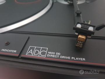 Testina ADC Xlm ll e giradischi ADC 1600DD 