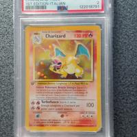 Pokemon carta charizard prima edizione