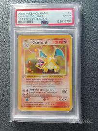 Pokemon carta charizard prima edizione