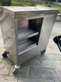 Carrello acciaio Inox