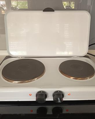 Piastra elettrica due fornelli