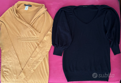 2 MAGLIONI DONNA IN LANA