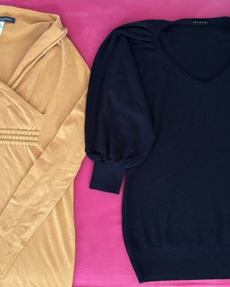 2 MAGLIONI DONNA IN LANA