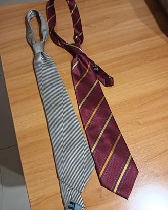 Nr. 2 cravatte pura seta.