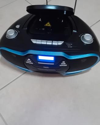 Lett.CD/MP3-Nuovo-TREVI-USB FMstereo BoomboxCMP574