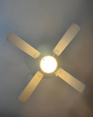 Lampadario con ventilatore