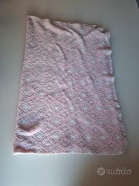 Copertina bianca e borsa in pile  Robybaby nascita