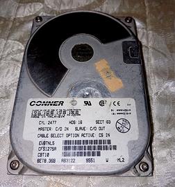 HARD DISK VINTAGE CONNER EVBTNL5 - CFS1275A - 1.2