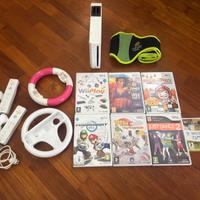 Wi con giochi e accessori vari