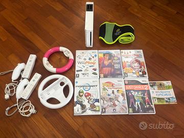 Wi con giochi e accessori vari