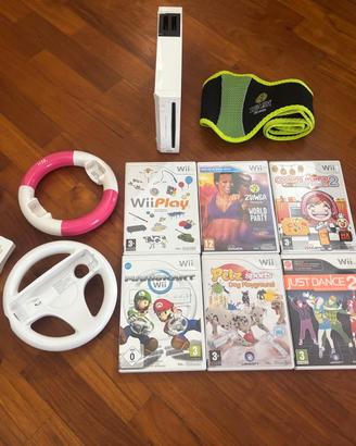 Wi con giochi e accessori vari