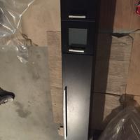 Nicchia da Bagno blu notte con vetrinetta opaca