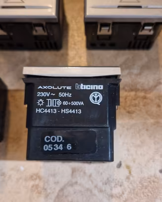 Bticino Axolute Dimmer a pulsante