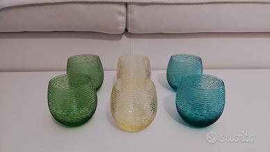 set di 6 bicchieri da cucina 