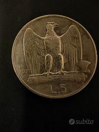 5 lire d argento del 1927