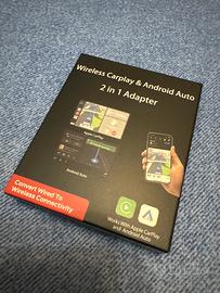 Wireless Carplay & Android Auto 2 in 1 adapter