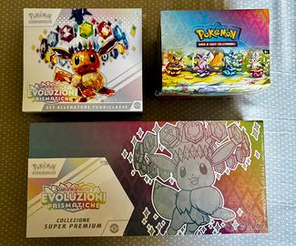 Collezioni evoluzioni prismatiche pokemon