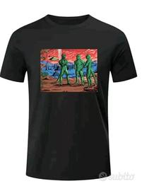 Maglietta sportiva da uomo Rettiliani Stampa Alien