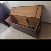 Armadio e cassapanca arte povera del 900