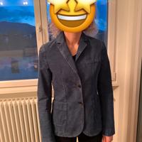 Giacca donna blu AT.P.CO in cotone elasticizzato