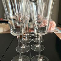 Set 8 calici da vino bianco e rosso