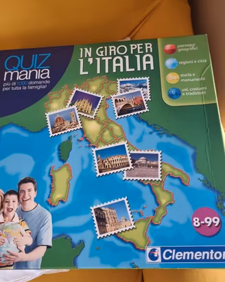 gioco "in giro per l'italia". tg. 8 anni