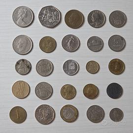 LOTTO 25 MONETE DA COLLEZIONE - VARI PAESI