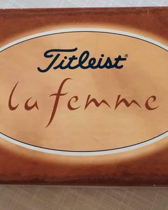 Scatola palline da golf Titleist La Femme