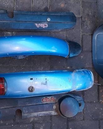 Gilera CBA 50 : parafango motore sella cerchio