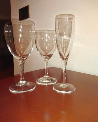 Set da 9 in cristallo