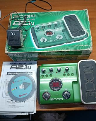 PEDALE EFFETTI CHITARRA ACUSTICA ZOOM