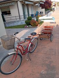 bici con carrettino