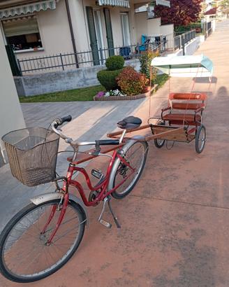 bici con carrettino