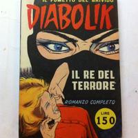 Diabolik da 1 serie ad oggi, leggi !