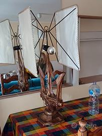 Lampada antica carta di riso