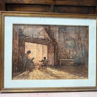 QUADRO IN CERAMICA DI ALBISSOLA MARINA